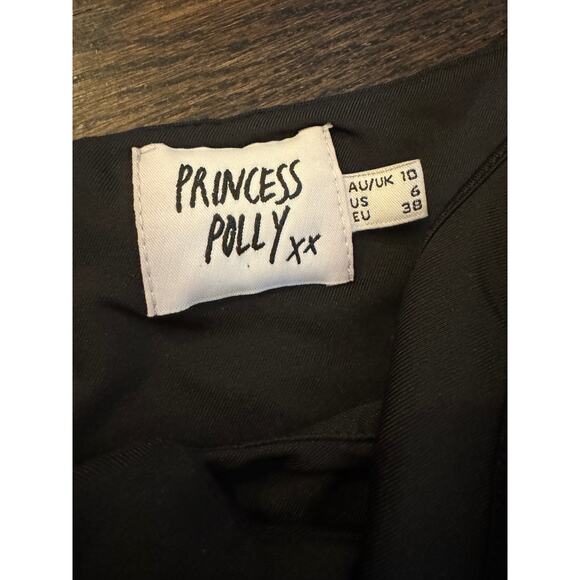 Princess Polly VEDA MINI DRESS BLACK Size 6 $60 - Picture 5 of 7